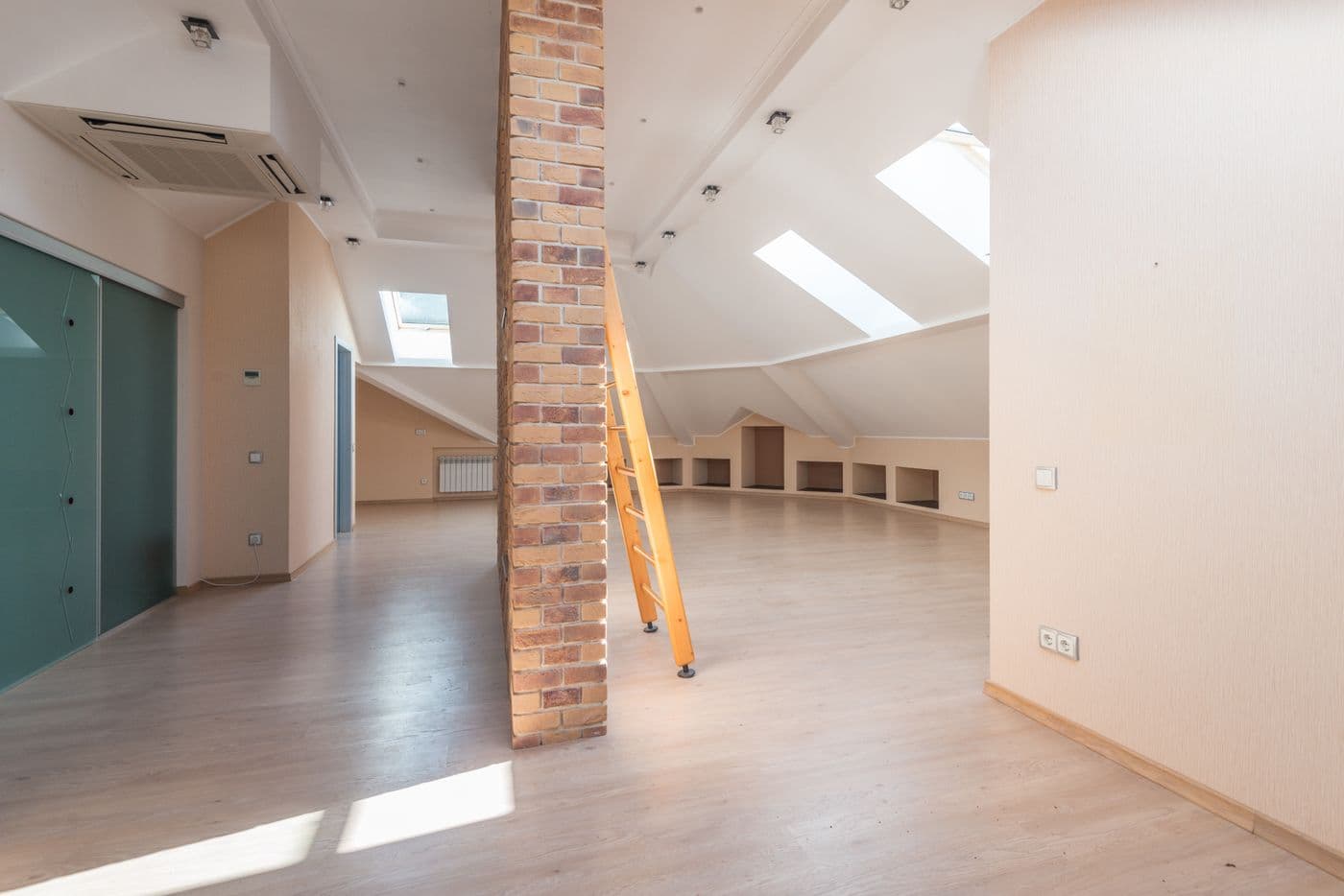 Attic room before the en-suite was added